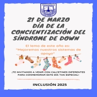 El viernes 21 de marzo se celebra el Día Internacional de las Personas con Síndrome de Down.