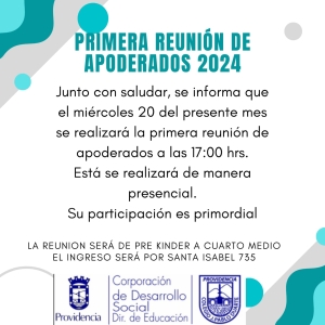 Reunion de apoderados