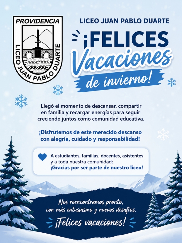 Felices Vacaciones de Invierno