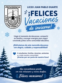 Felices Vacaciones de Invierno