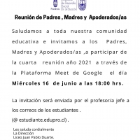 Reunión de Apoderados