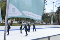 ALCALDESA EVELYN MATTHEI ANUNCIA RETORNO DE LA PISTA DE HIELO AL PARQUE BUSTAMANTE
