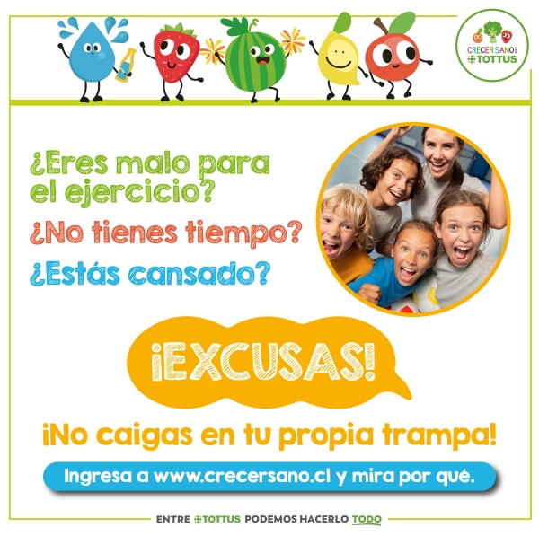 ¡NO HAY EXCUSAS PARA NO HACER DEPORTE!