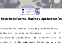 Reunion de Padres, Madres y Apoderados/as