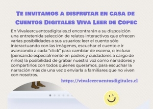 Te invitamos a disfrutar de Cuentos Digitales