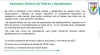 ASAMBLEA GENERAL DE PADRES Y APODERADOS
