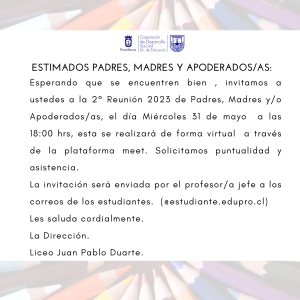 Reunión de Apoderado