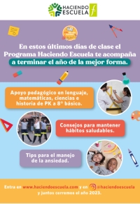 Programa Haciendo Escuela - Terminemos juntos el año escolar
