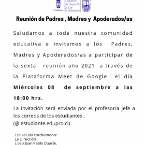 Reunión de Apoderado