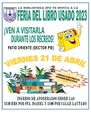 ¡Feria del libro usado 2023!